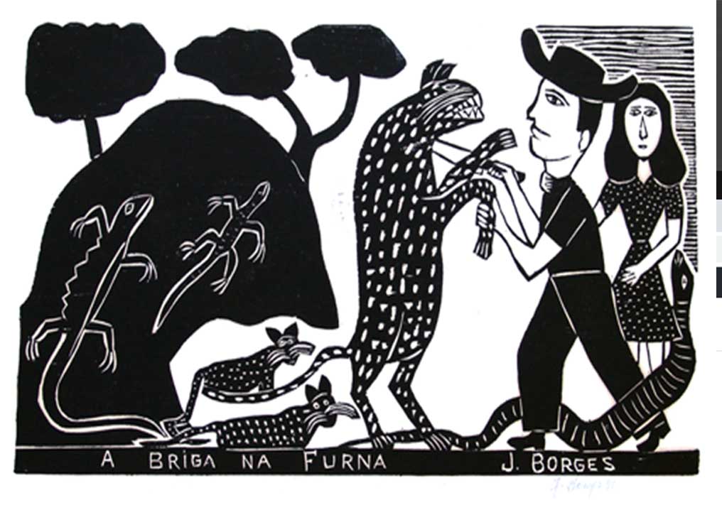 como fazer convite de festa junina estilo xilogravura