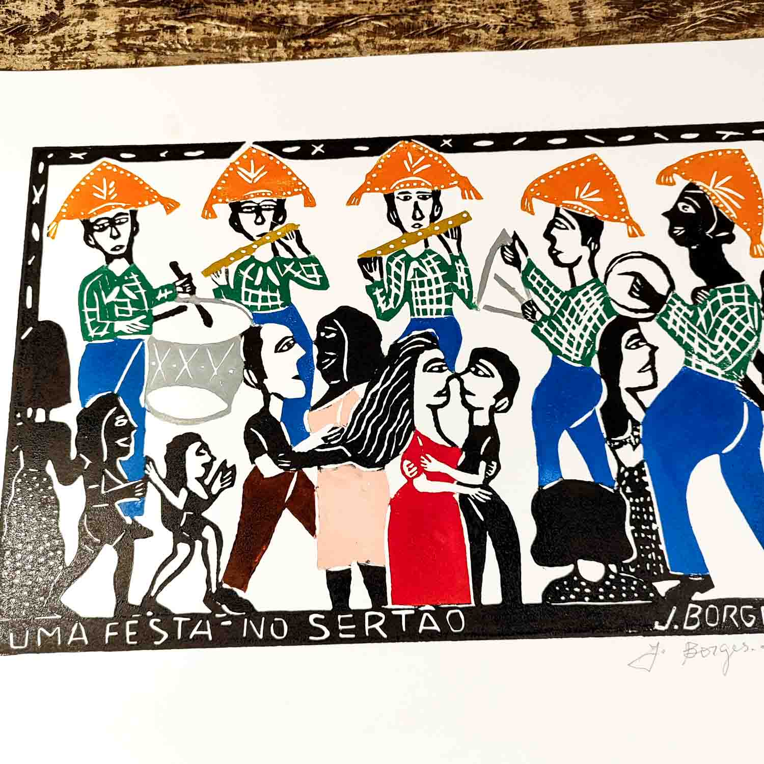 festa junina xilogravura