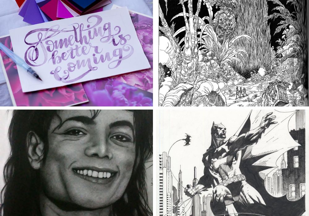 figuras com a letra d colorido