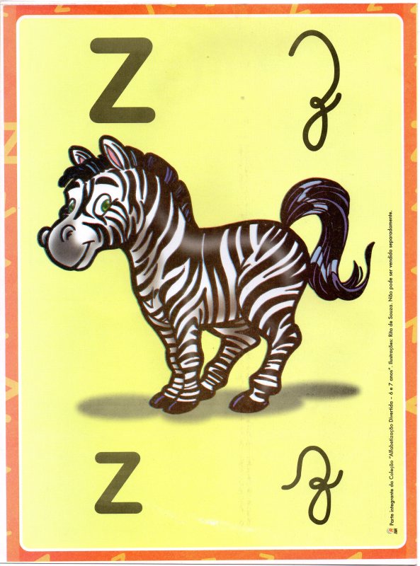 figuras com a letra z para imprimir e colorir