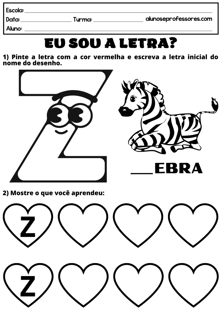 erros comuns ao ensinar a letra z para crianças