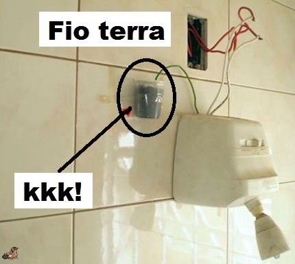 Como instalar fio terra
