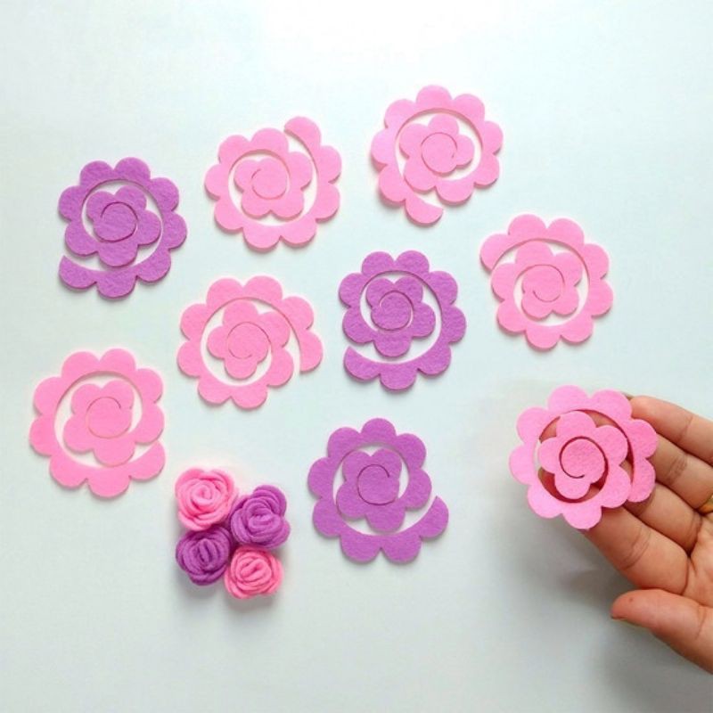 Como Usar Flores de Feltro na Decoração