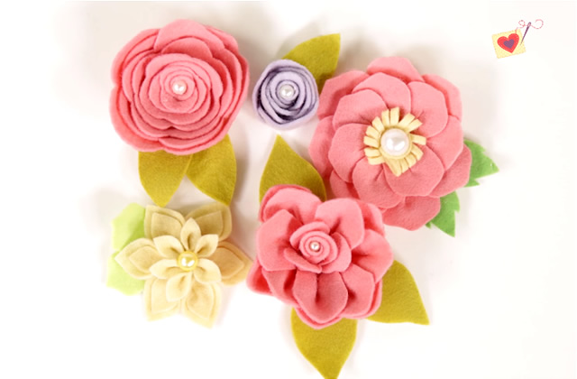 Como Usar Flores de Feltro na Decoração