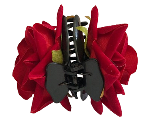 flor de tecido para cabelo