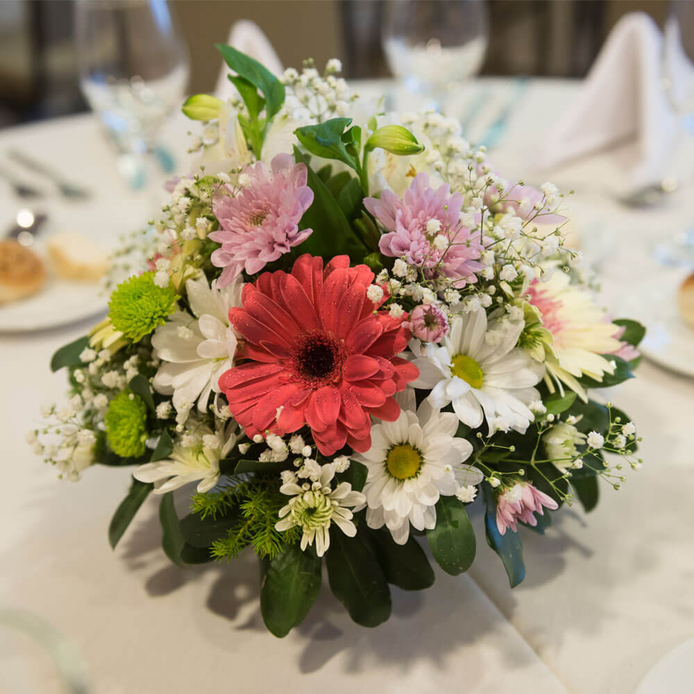 flores para enfeitar mesa