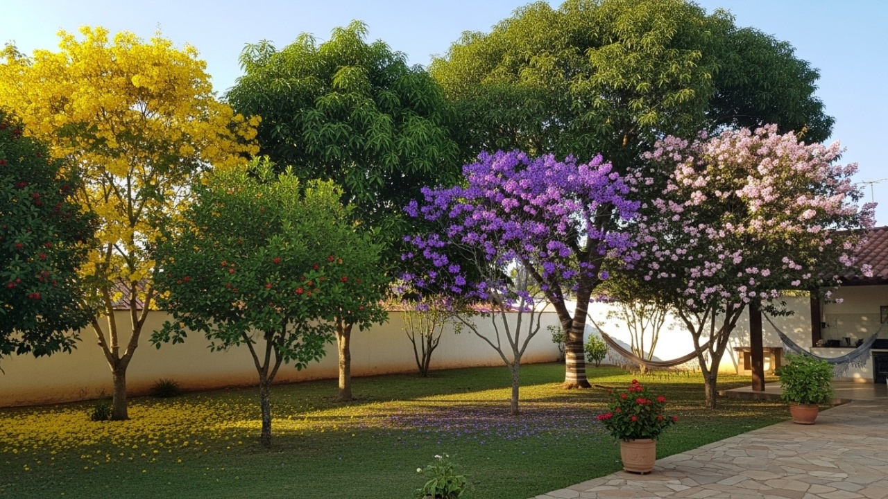 flores para jardim com sombra de arvore
