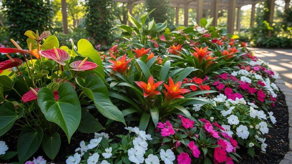 flores para jardim com sombra e que gostam de umidade