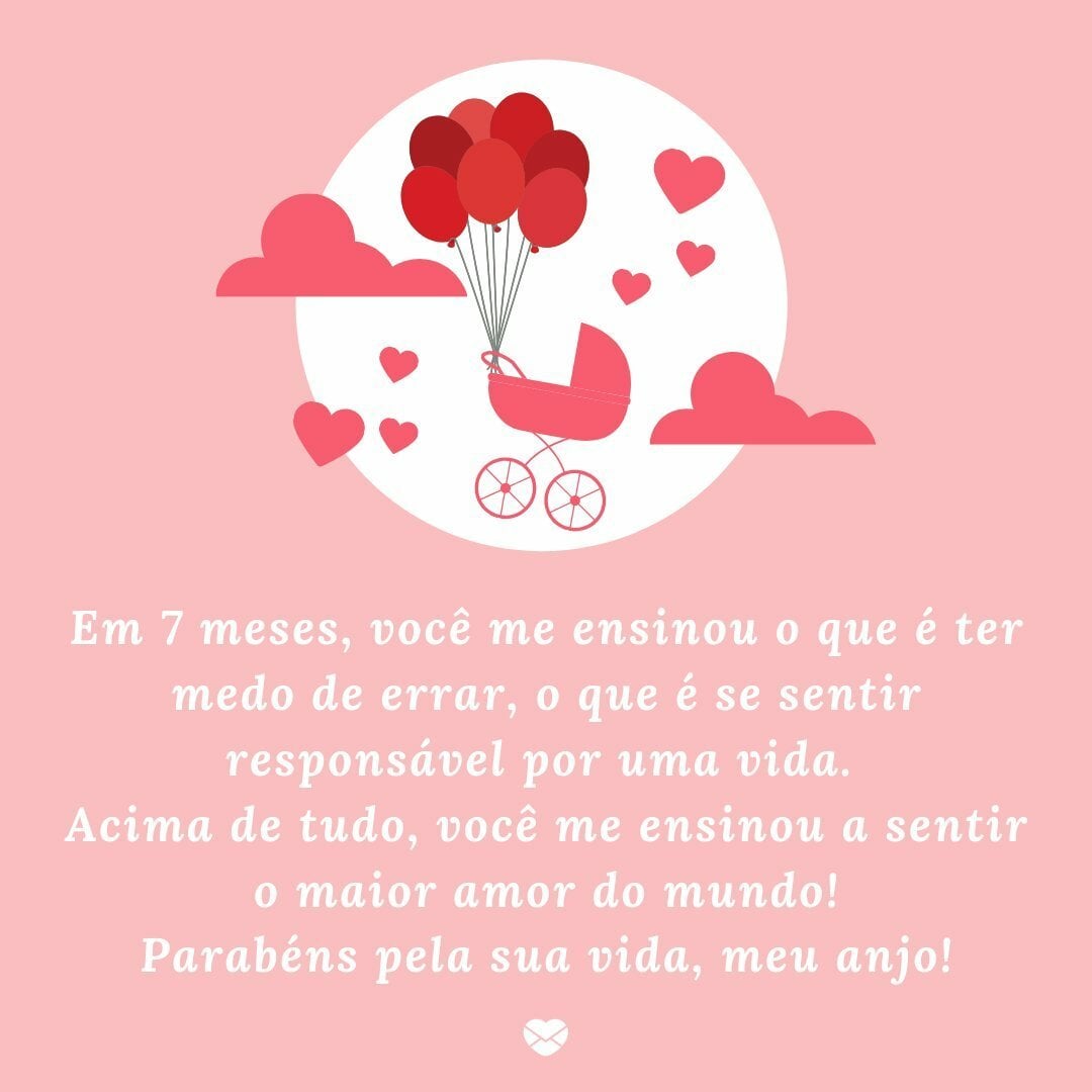 frases 7 meses filha