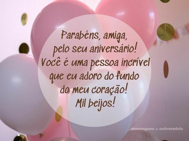 frases de aniversário engraçadas para amiga