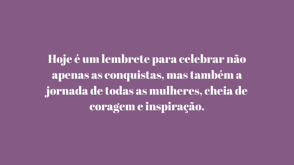 frases dia da mulher