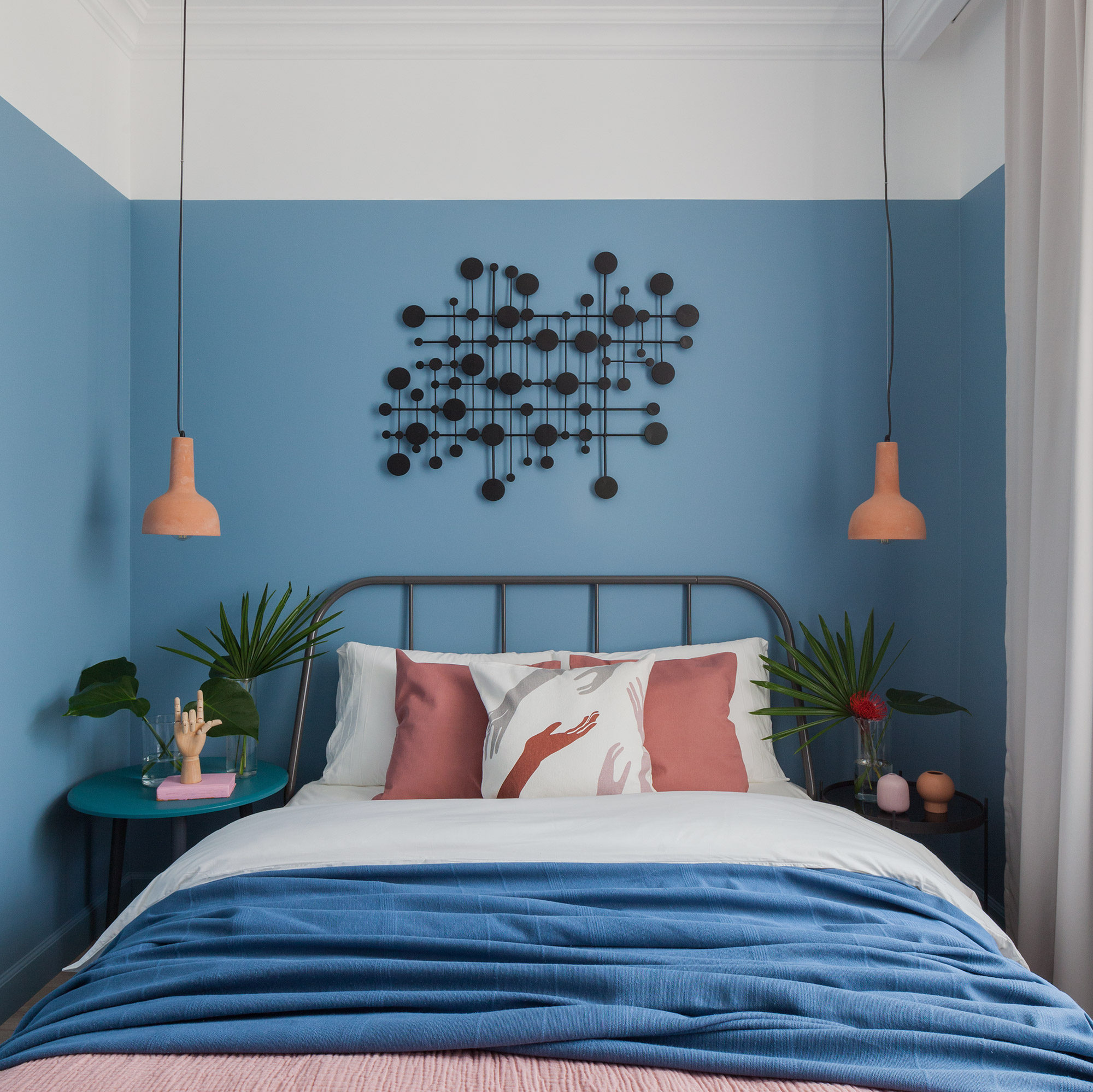 custo de aplicação de pintura azul em paredes