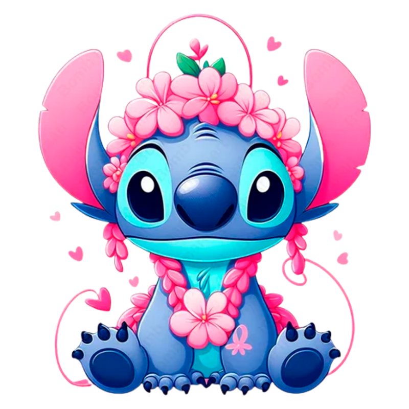 Fundo tropical Stitch