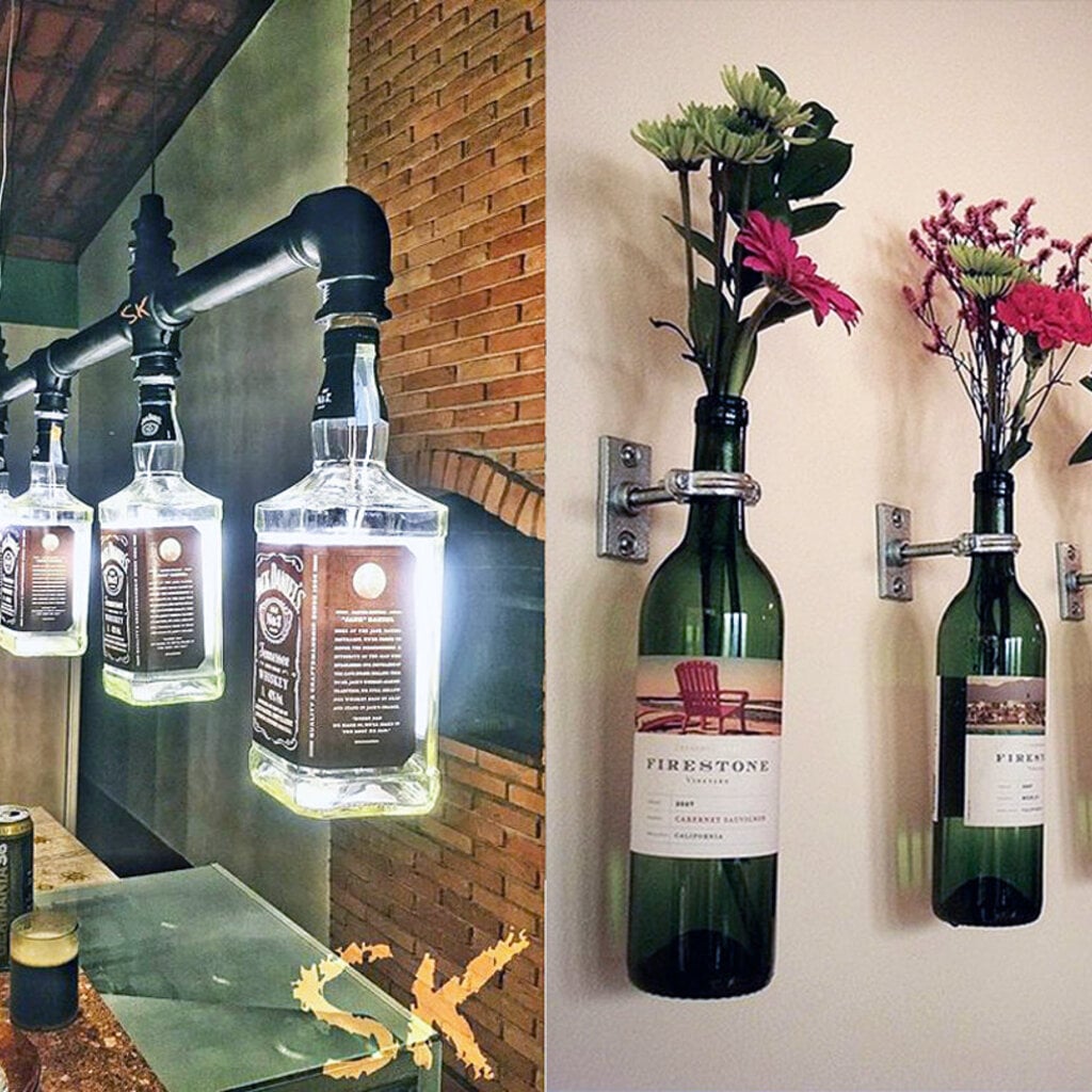 DIY: Transforme Garrafas de Vidro em Peças de Decoração Únicas