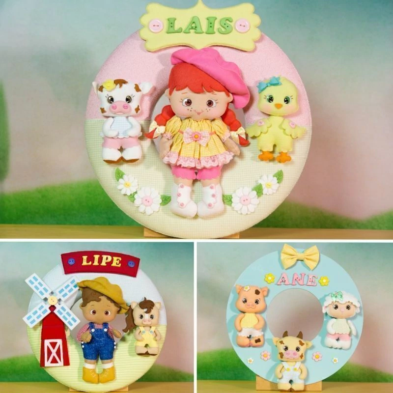 Tendências de Guirlandas de Feltro para Maternidade em 2024