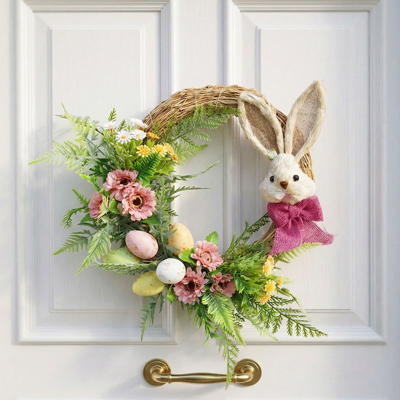 Guirlanda de Páscoa Religiosa vs. Temática: Qual Escolher para sua Decoração?