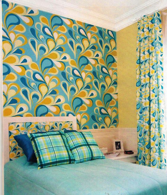 tecido na parede versus papel de parede qual melhor