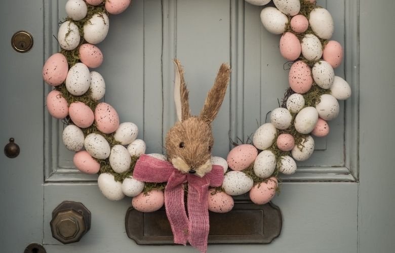 decoracao pascoa barata materiais reciclados