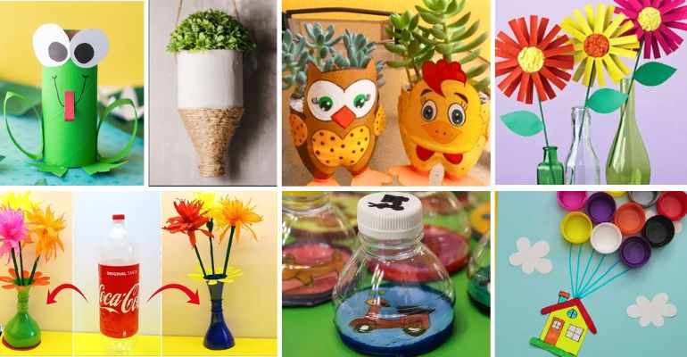 Ideias de organização criativa com latas recicladas