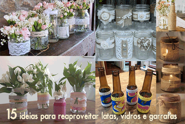 ideias criativas reciclagem decoração
