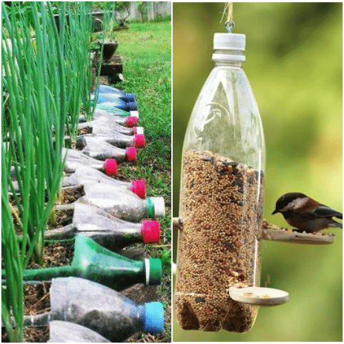 Ideias de organização criativa com latas recicladas