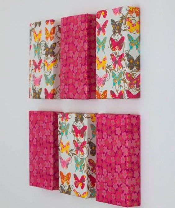 Decoração Sustentável: Nichos e Bandejas Feitos com Caixas Recicladas