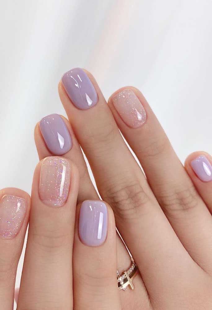 ideias de unhas curtas para casamento