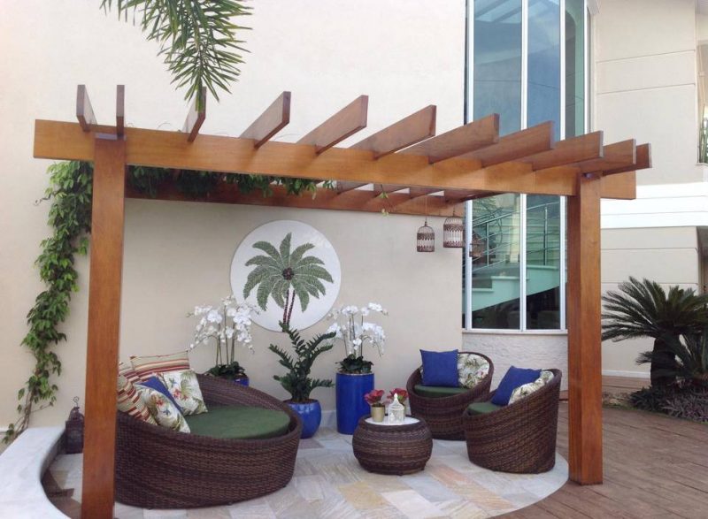 ideias criativas para decorar area de piscina pequena