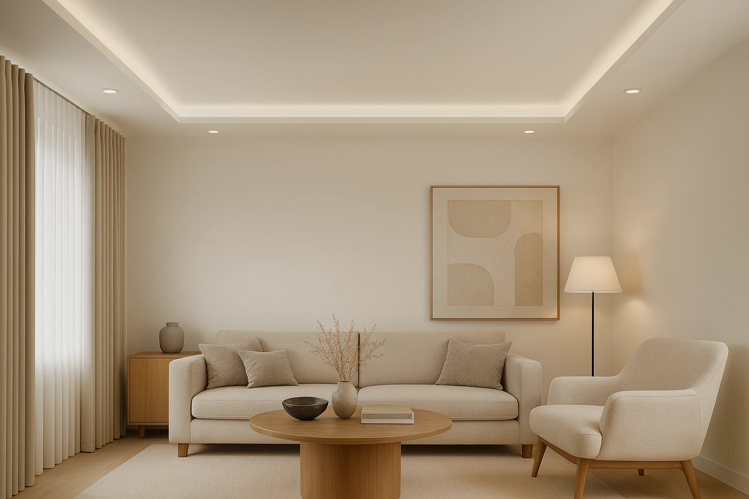 iluminacao indireta em sanca de gesso