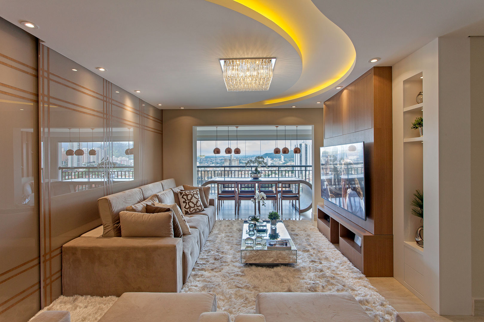 iluminacao indireta em sanca de gesso