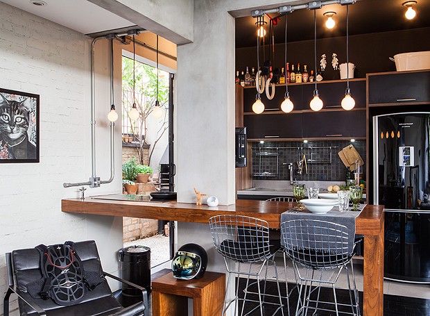 iluminacao para cozinha americana