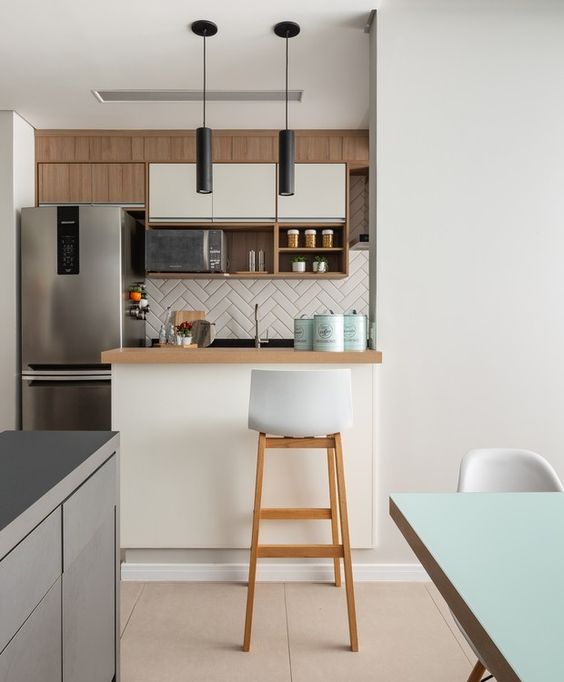 iluminacao para cozinha americana