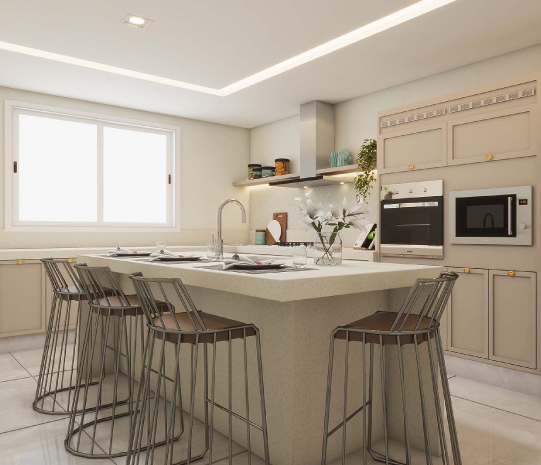 iluminacao para cozinha americana