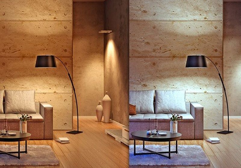 iluminação sala de estar