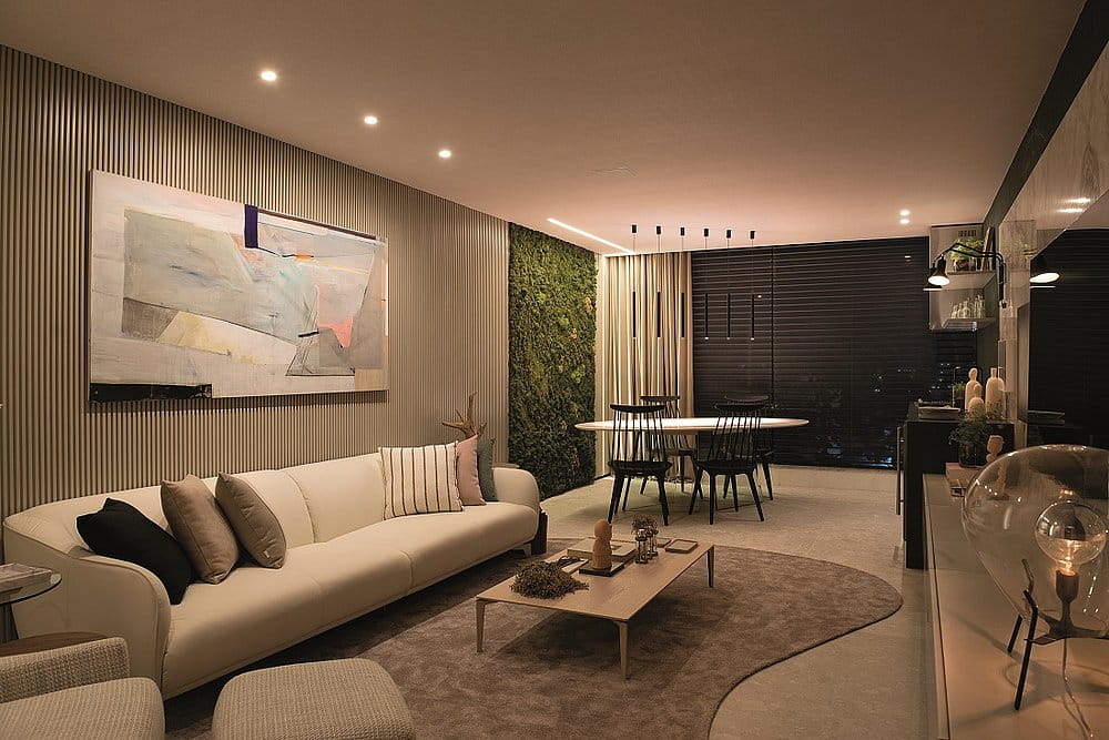 iluminação sala de estar