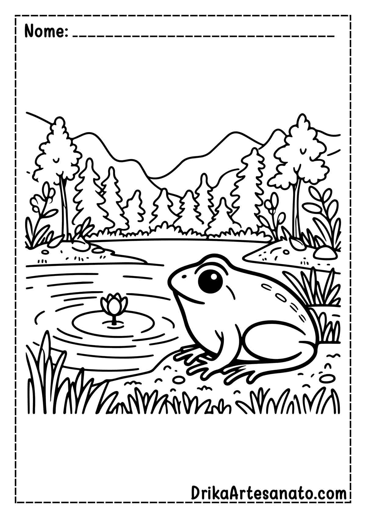 desenho de sapo realista vs desenho de sapo cartoon para colorir