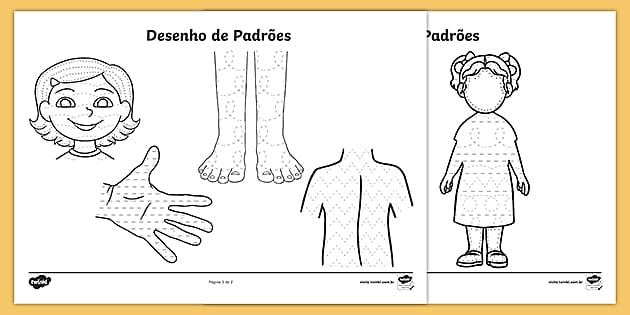 melhores desenhos corpo humano para colorir