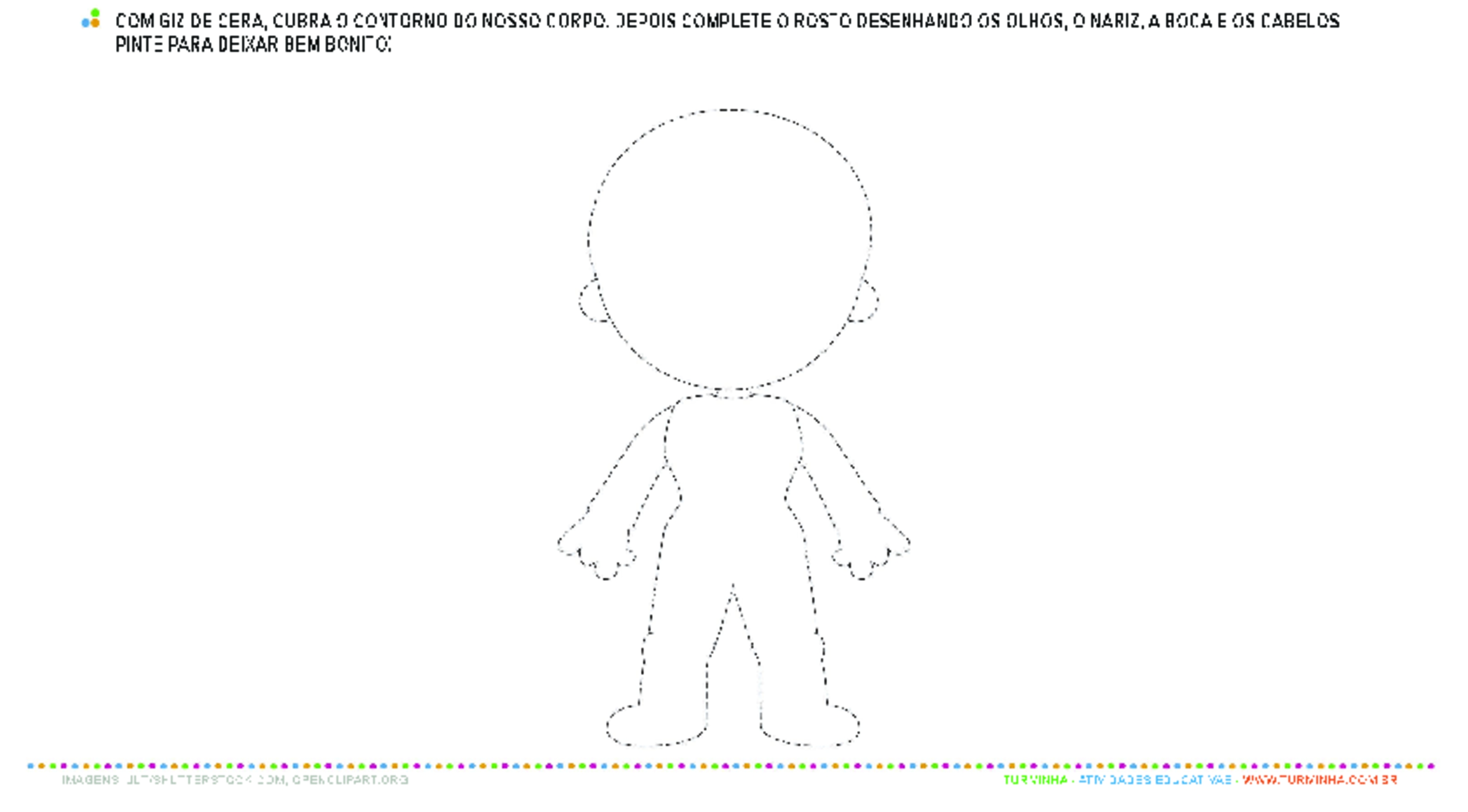 melhores desenhos corpo humano para colorir