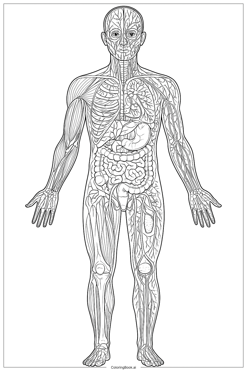 erros comuns ao desenhar corpo humano para colorir