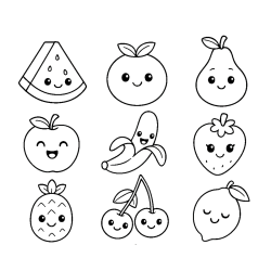 desenhos fofos para colorir vs desenhos realistas