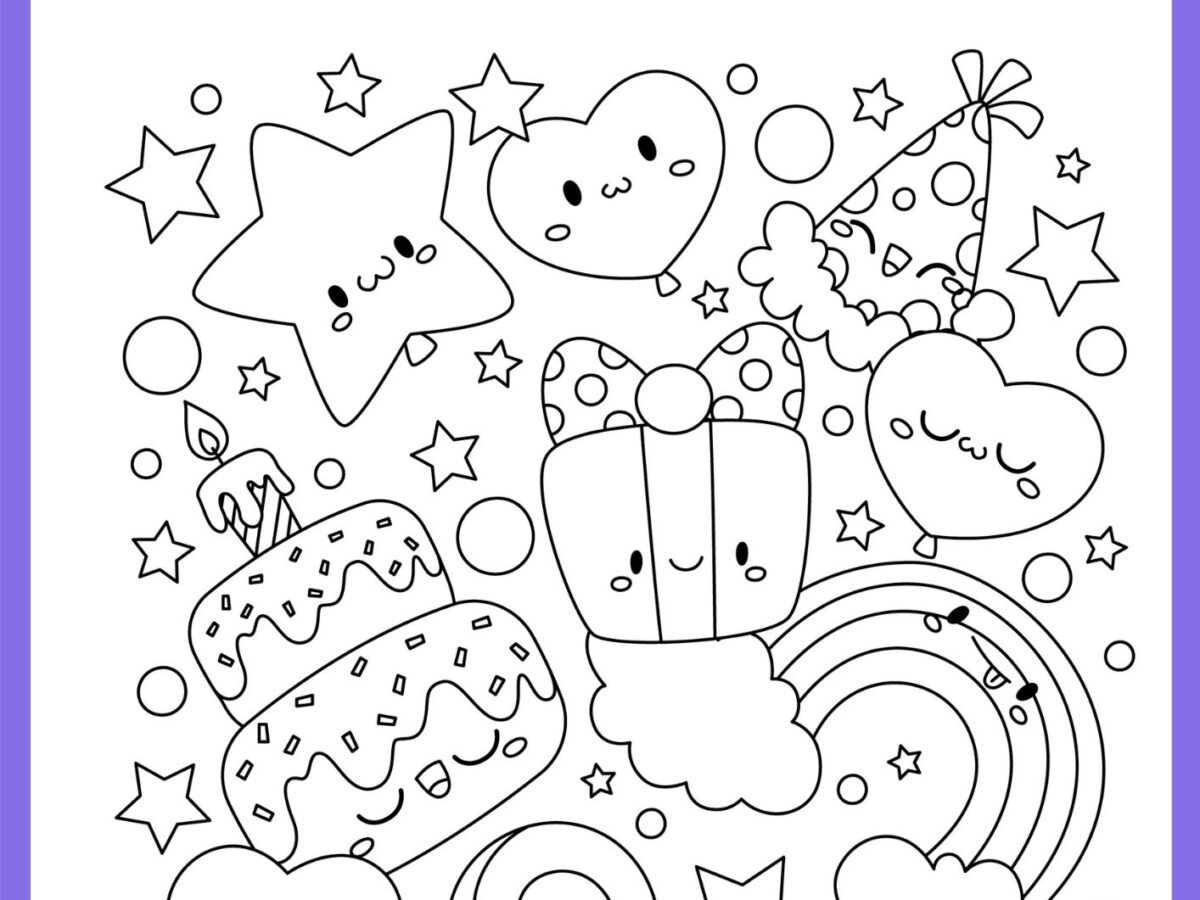 custo de impressão de desenhos fofos para colorir