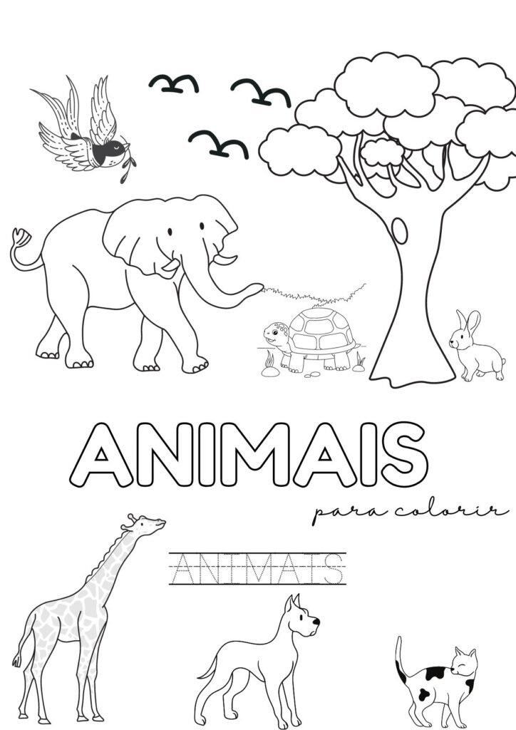 melhores sites para baixar imagens de animais para colorir grátis