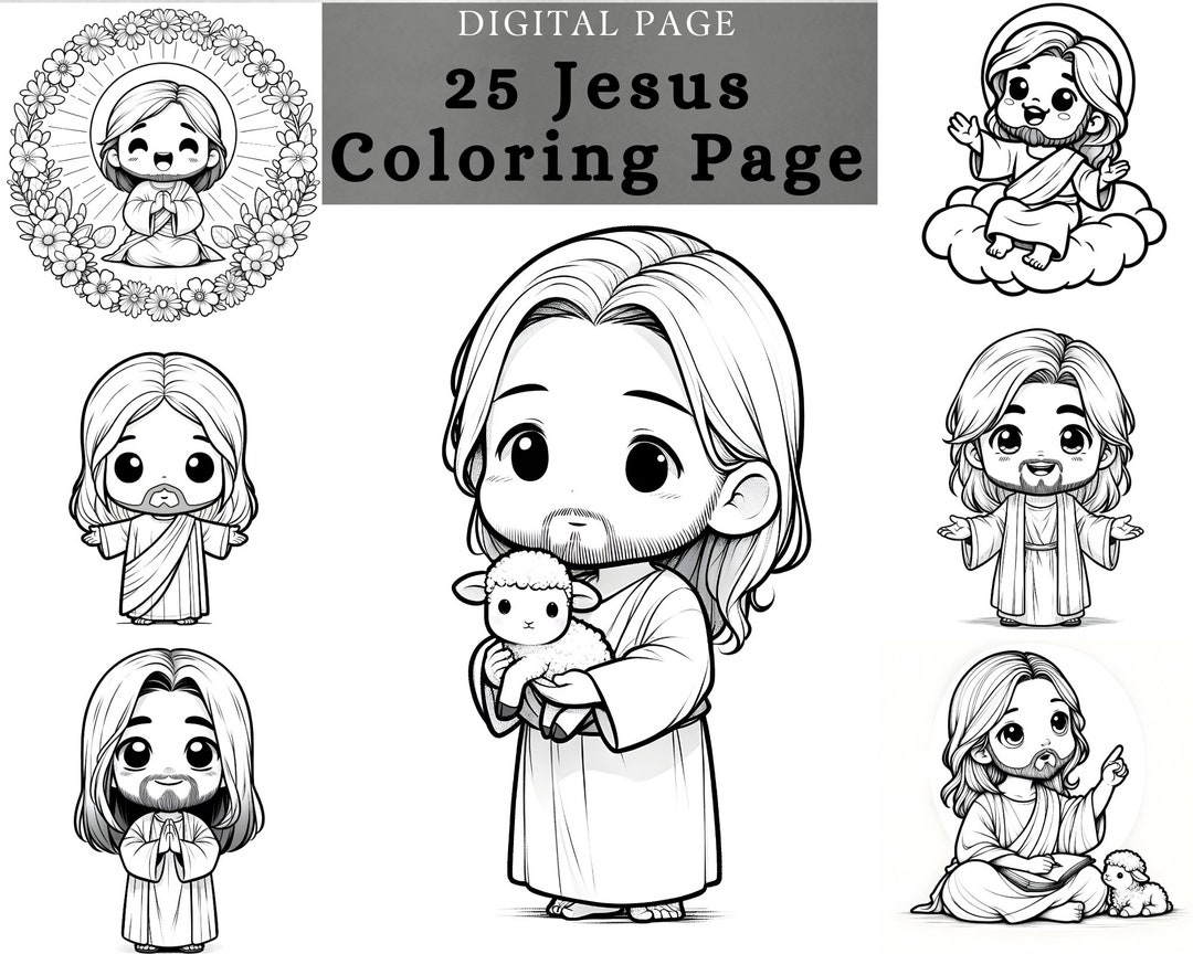 melhores desenhos de jesus para colorir grátis