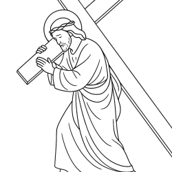 desenhos de Jesus para colorir vs desenhos de santos para colorir