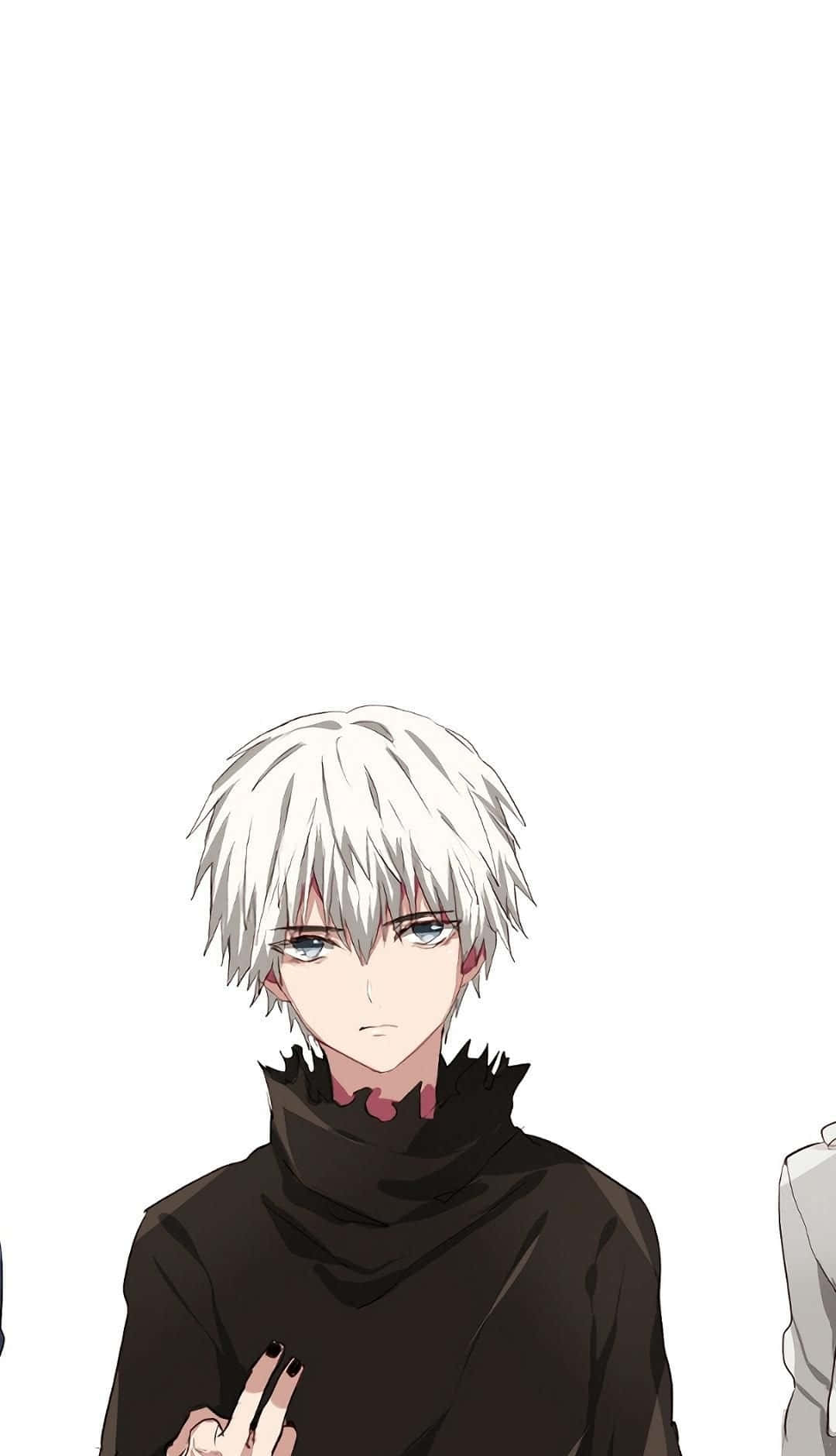 kaneki cabelo branco render