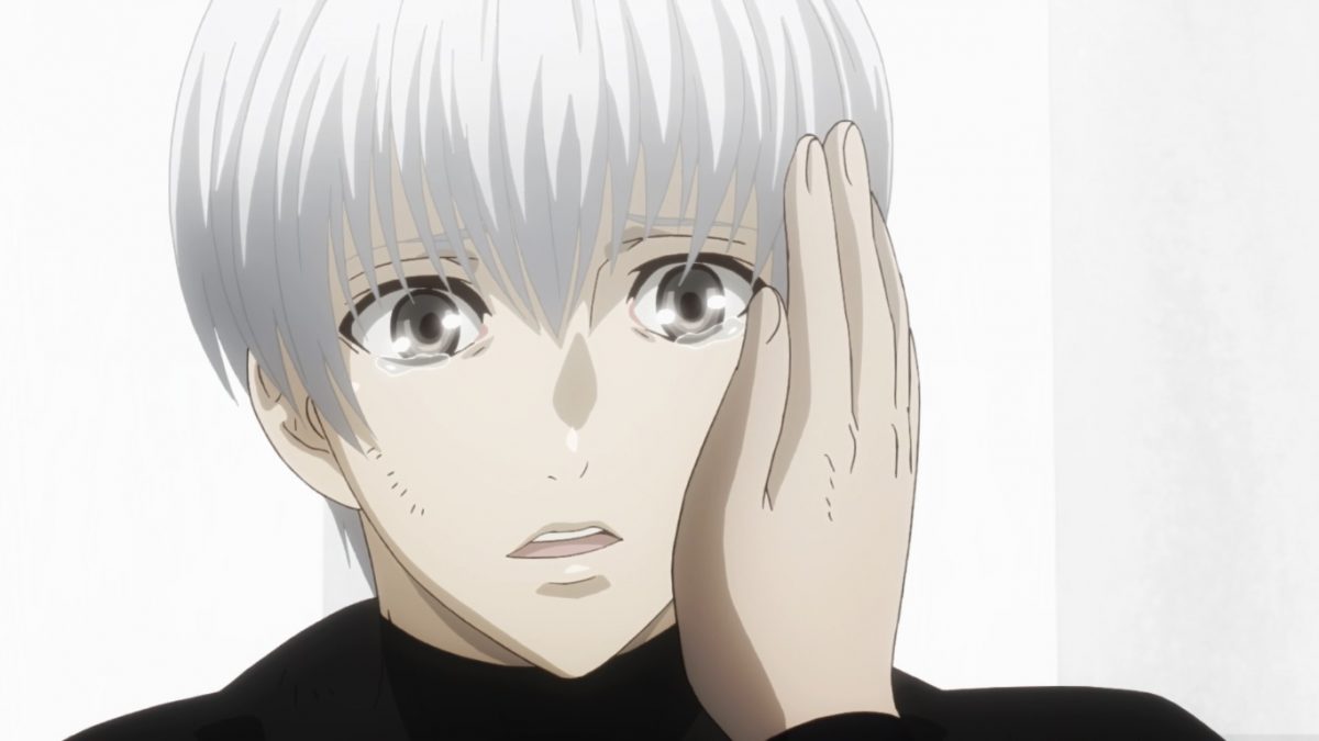kaneki cabelo branco render
