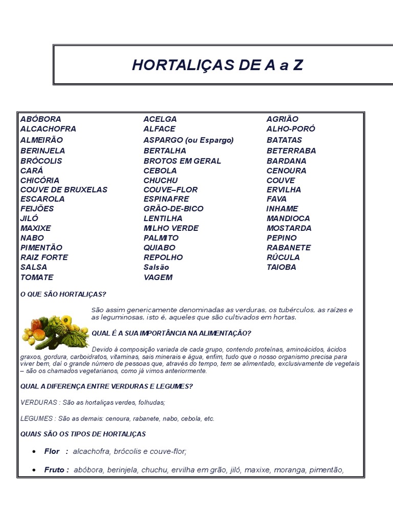 erros comuns ao procurar legumes com z