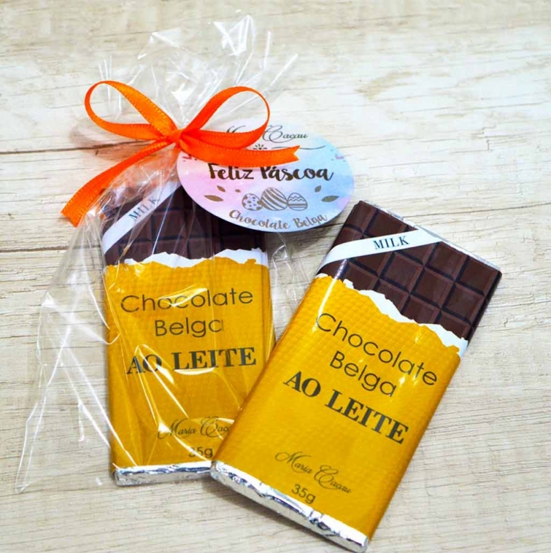 lembrancinha chocolate