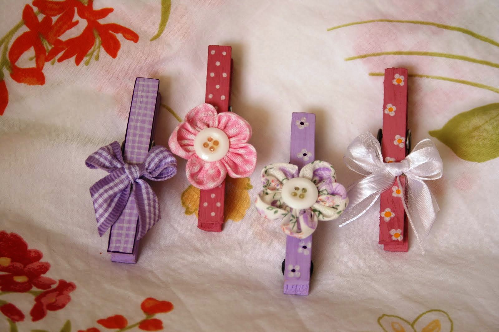 Ideias de Lembrancinhas de Casamento Rústico com Pregadores Decorados