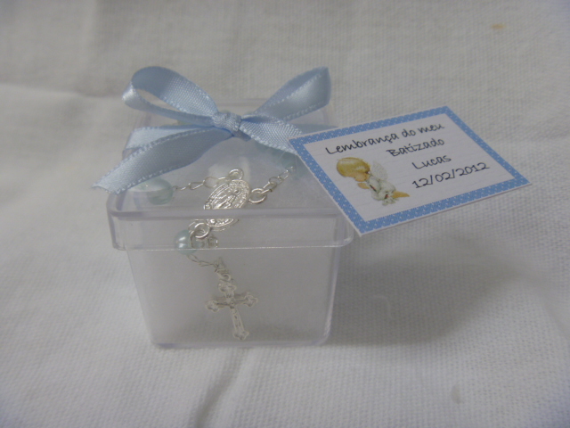 lembrancinha de batizado caixinha de acrilico